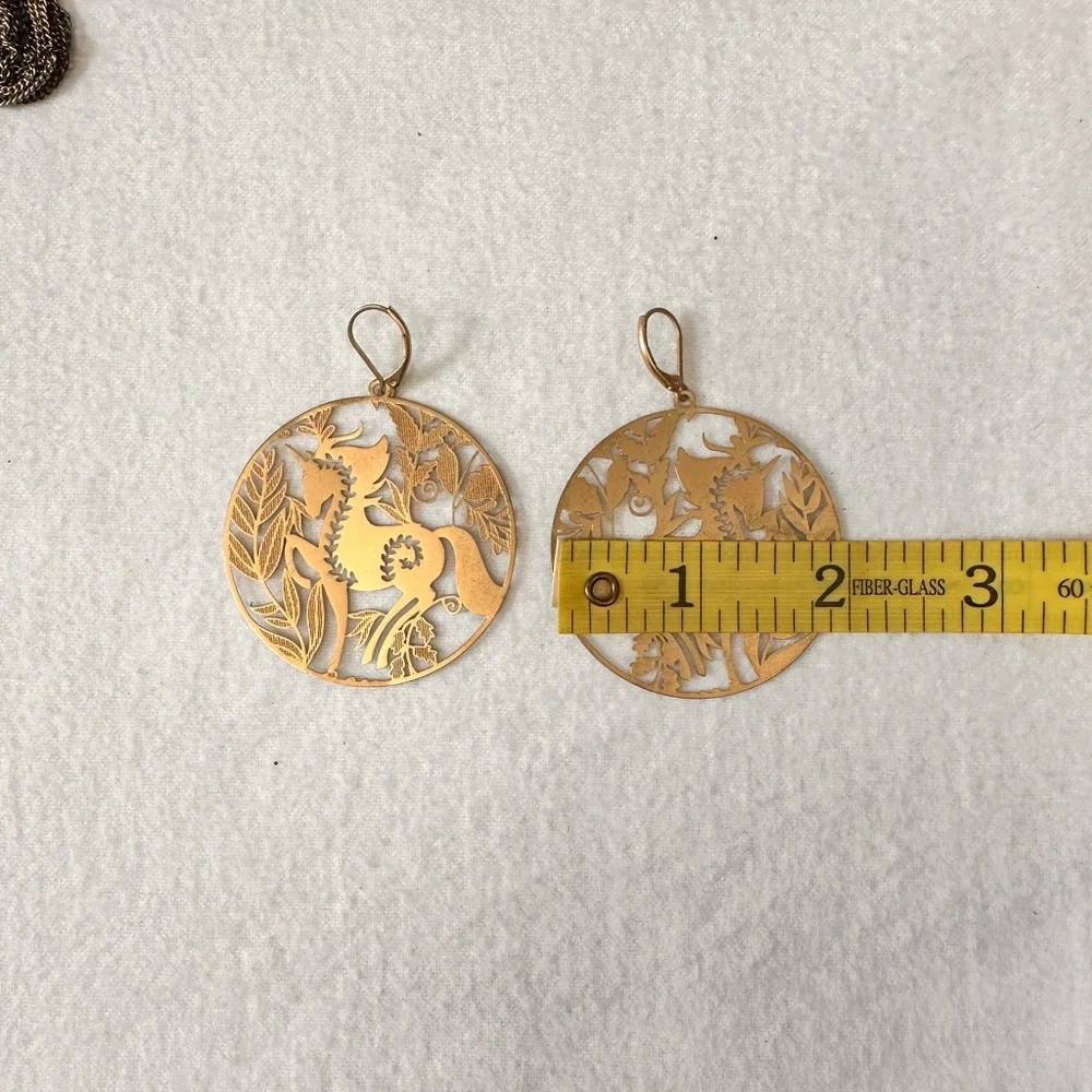 Vintage 90s Paired Earrings Fish Hook Lot of 3 Fashion Jewelry